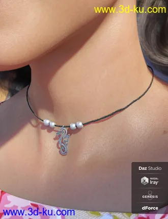 3D打印模型dForce Summer Romper for Genesis 8 Female(s)的图片