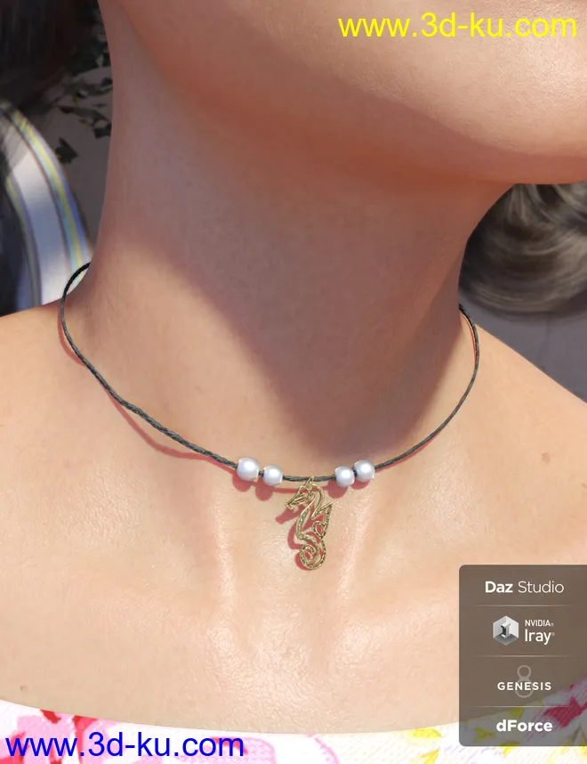 dForce Summer Romper for Genesis 8 Female(s)模型的图片7