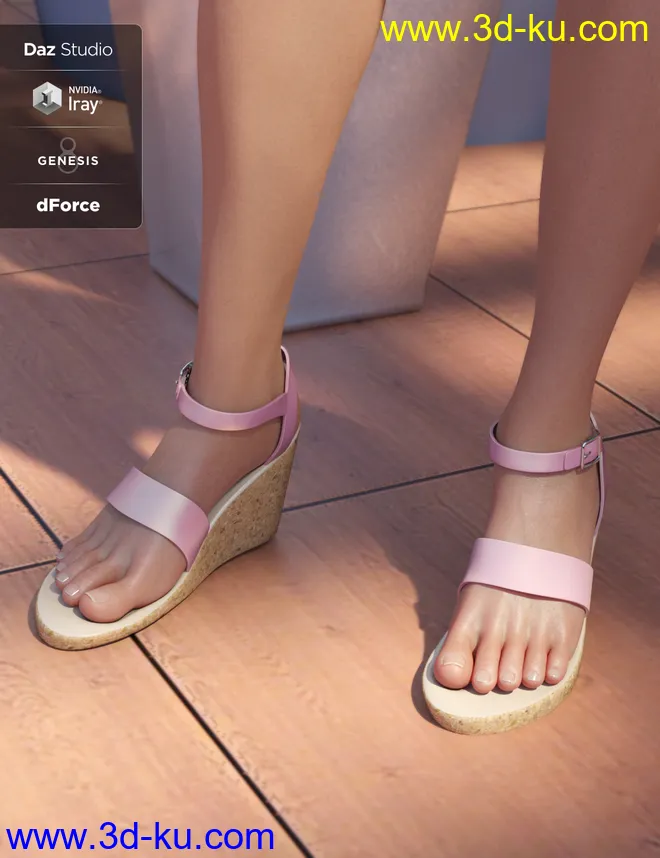 dForce Summer Romper for Genesis 8 Female(s)模型的图片8