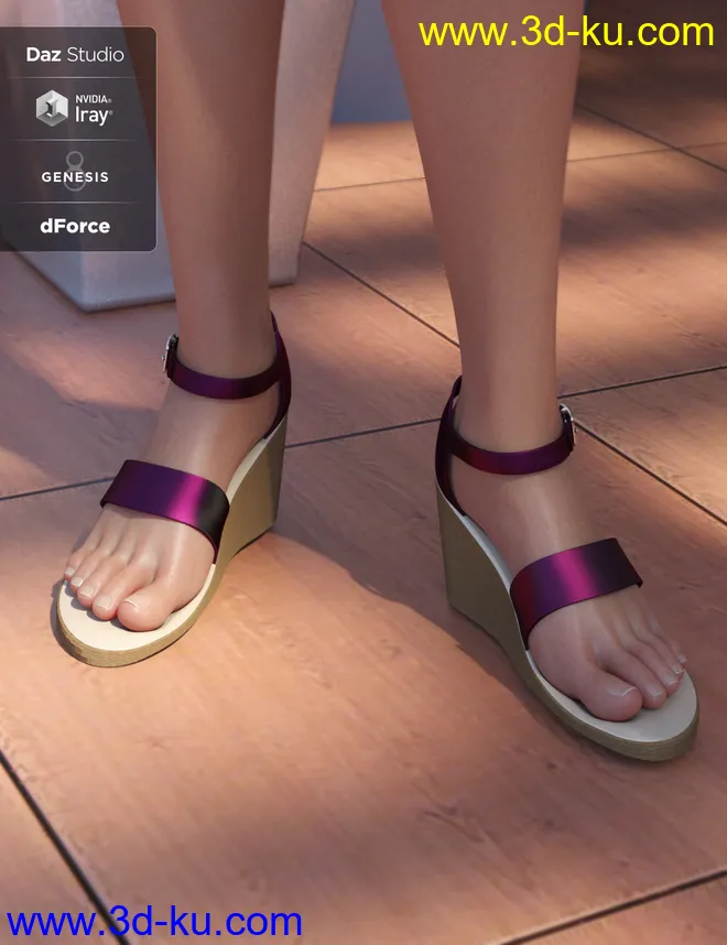 dForce Summer Romper for Genesis 8 Female(s)模型的图片9