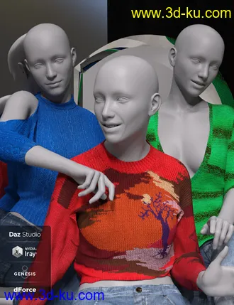 3D打印模型dForce Sweater Collection的图片