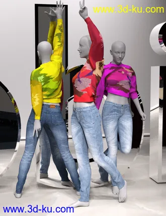 3D打印模型dForce Sweater Collection的图片