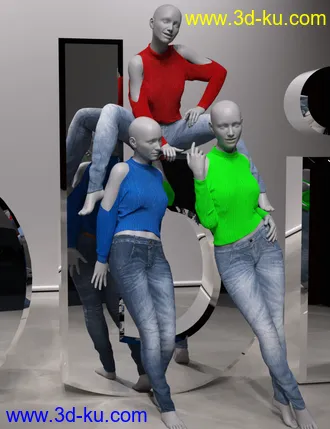 3D打印模型dForce Sweater Collection的图片