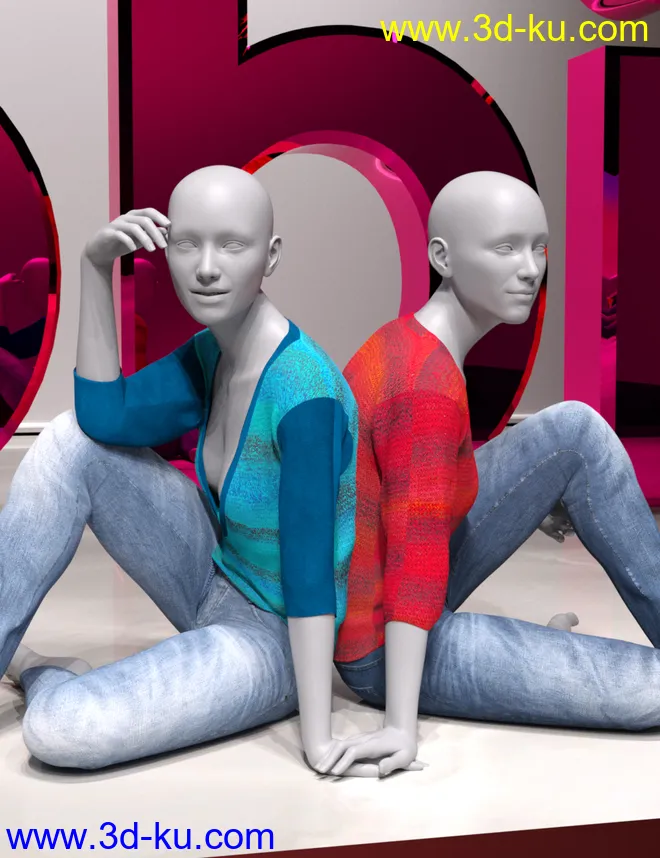 dForce Sweater Collection模型的图片4