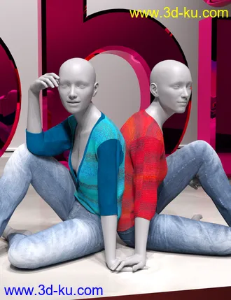 3D打印模型dForce Sweater Collection的图片