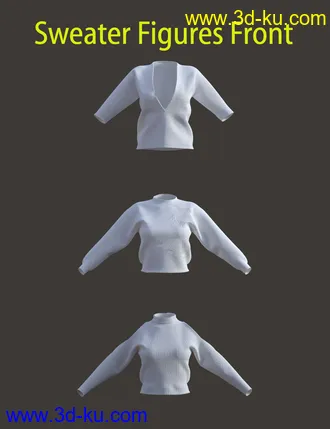 3D打印模型dForce Sweater Collection的图片