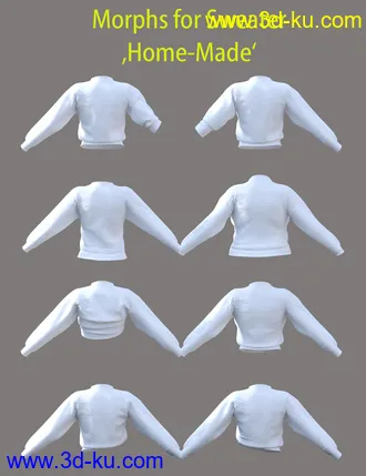 3D打印模型dForce Sweater Collection的图片