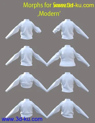 3D打印模型dForce Sweater Collection的图片