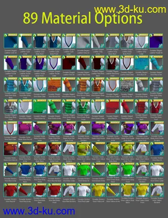 3D打印模型dForce Sweater Collection的图片