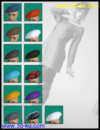 3D打印模型dForce Sweet Winter Outfit for Genesis 8 Females的图片