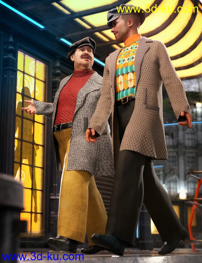 dForce The Max Outfit Textures模型的图片1