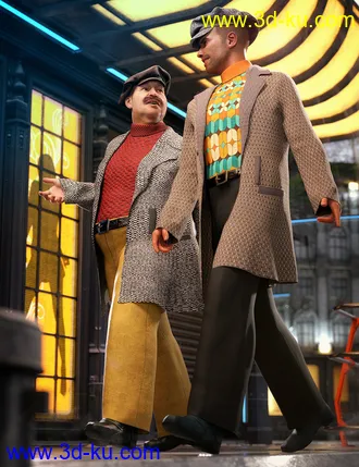 3D打印模型dForce The Max Outfit Textures的图片