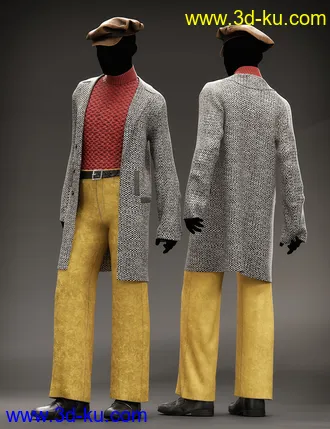 3D打印模型dForce The Max Outfit Textures的图片