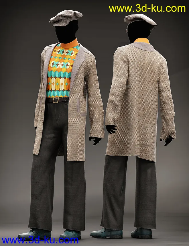 dForce The Max Outfit Textures模型的图片5