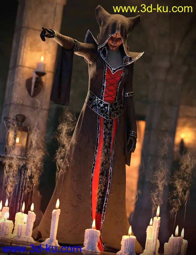 dForce Twilight Eclipse for Genesis 8 and 8.1 Females模型的图片1