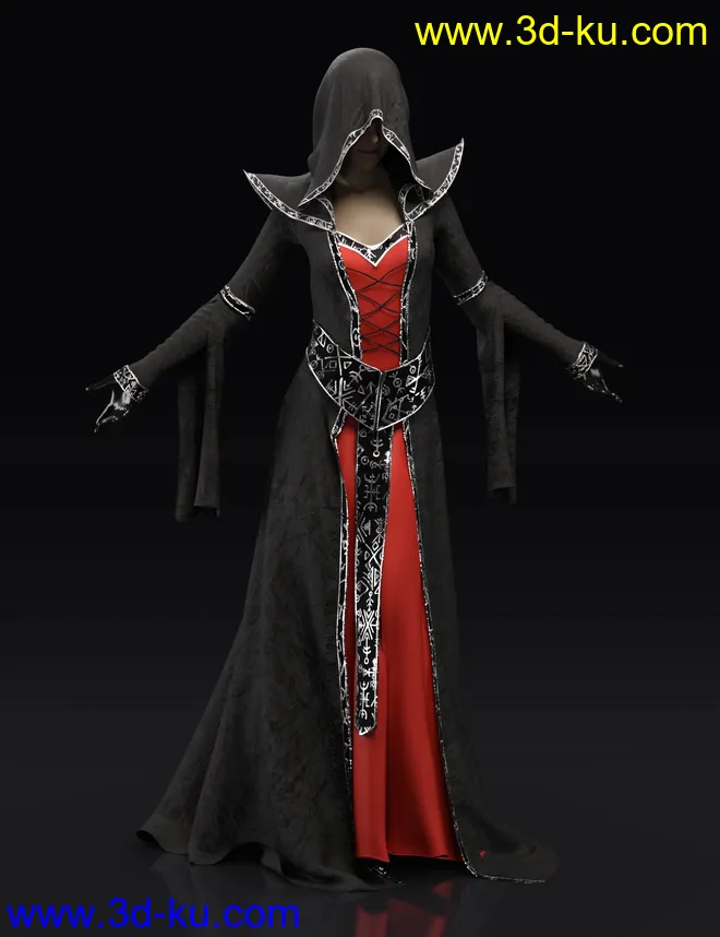 dForce Twilight Eclipse for Genesis 8 and 8.1 Females模型的图片2