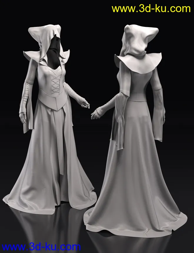 dForce Twilight Eclipse for Genesis 8 and 8.1 Females模型的图片5