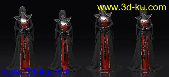 dForce Twilight Eclipse for Genesis 8 and 8.1 Females模型的图片6