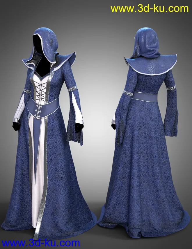 dForce Twilight Eclipse Outfit Textures模型的图片4