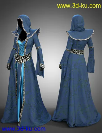 3D打印模型dForce Twilight Eclipse Outfit Textures的图片