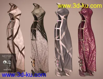 3D打印模型dForce Twilight Outfit Textures的图片