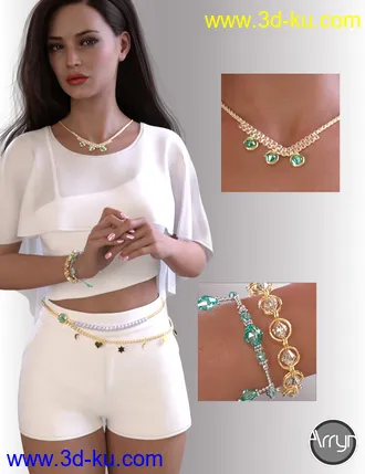 3D打印模型dForce Whitney Outfit for Genesis 8.1 Females的图片