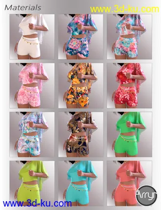 3D打印模型dForce Whitney Outfit for Genesis 8.1 Females的图片