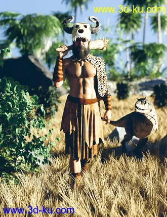 3D打印模型dForce Wild Man Outfit for Genesis 8 Male的图片