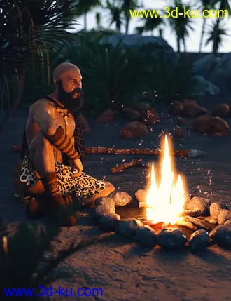 3D打印模型dForce Wild Man Outfit for Genesis 8 Male的图片