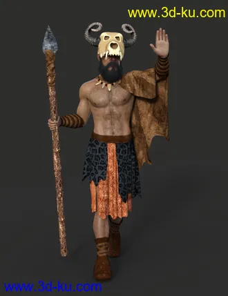 3D打印模型dForce Wild Man Outfit for Genesis 8 Male的图片