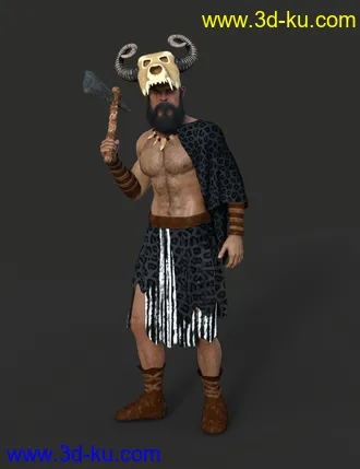 3D打印模型dForce Wild Man Outfit for Genesis 8 Male的图片