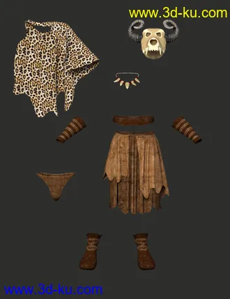 3D打印模型dForce Wild Man Outfit for Genesis 8 Male的图片