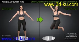 3D打印模型Dial Fusion for Genesis 2 to 8.1的图片