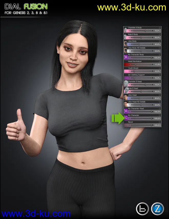 Dial Fusion for Genesis 2 to 8.1模型的图片11