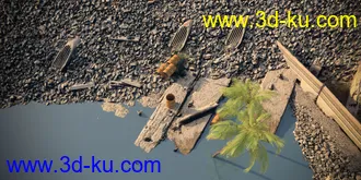 3D打印模型Dirty Waters - Photo Scanned Scene的图片