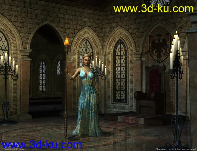 DM's Queen's Chamber模型的图片3