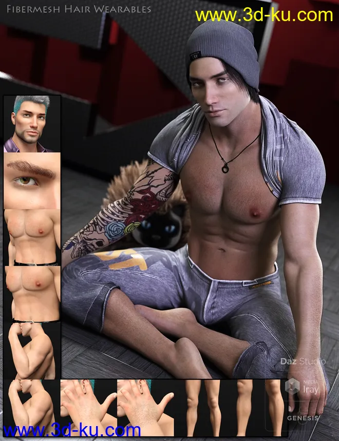 Domonkos for Genesis 8 Male模型的图片2