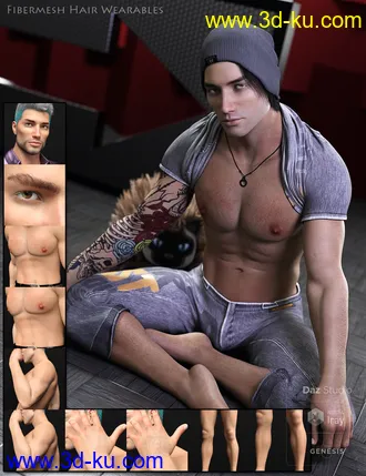 3D打印模型Domonkos for Genesis 8 Male的图片