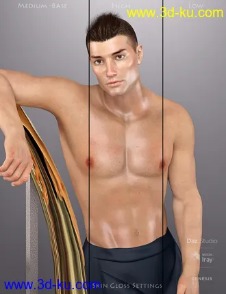 3D打印模型Domonkos for Genesis 8 Male的图片