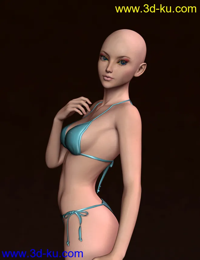 DP Aiko 6 Carrara Shaders模型的图片1