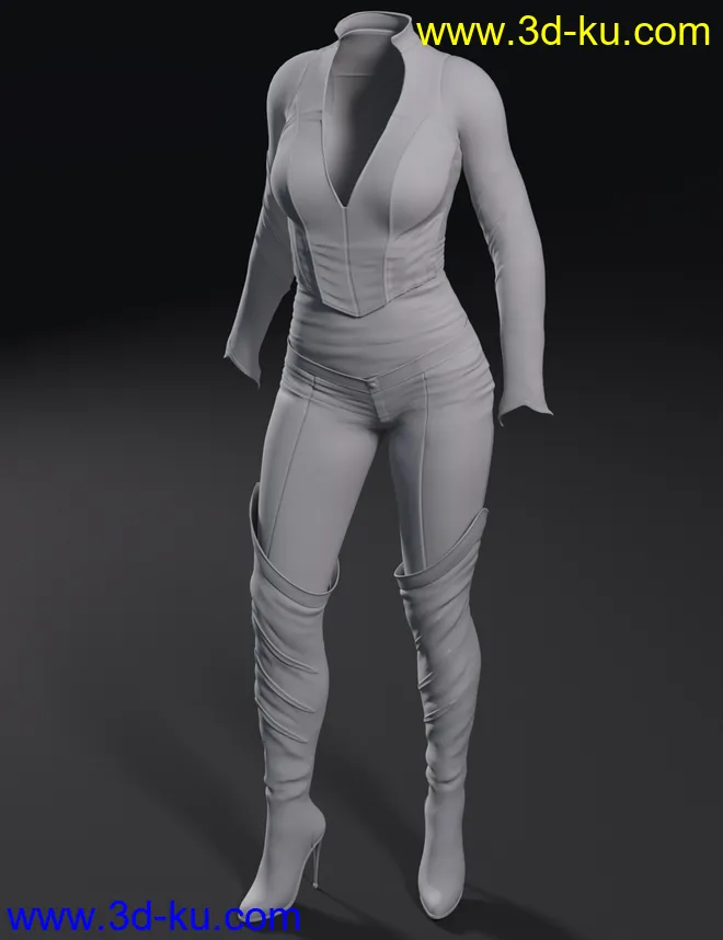 Draculita for Genesis 8 Females模型的图片2