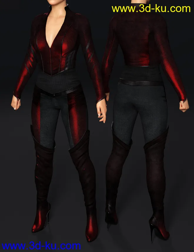 Draculita for Genesis 8 Females模型的图片6