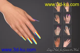 3D打印模型Drag Queen Outfit for Genesis 8 Males的图片