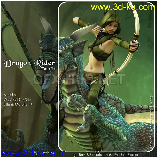 Dragon Rider Outfit模型的图片1