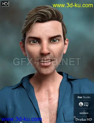 3D打印模型Draku HD for Genesis 8 Male的图片