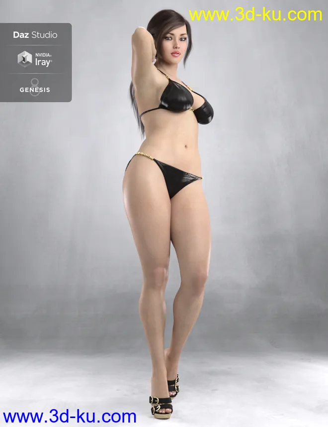 DT- Vellia for Genesis 8 Female模型的图片6