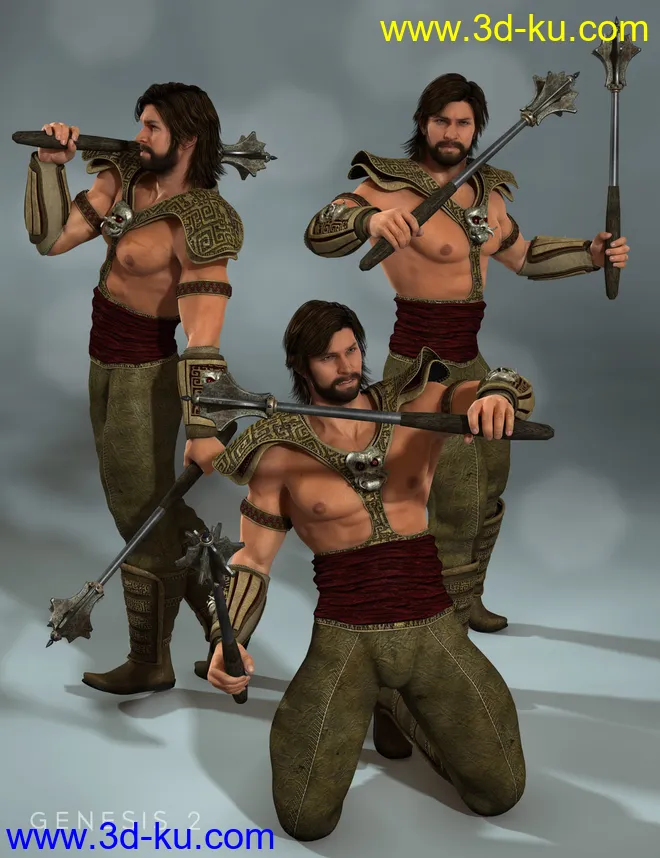 Dual Wielding for Gianni 6 and Genesis 2 male(s)模型的图片1