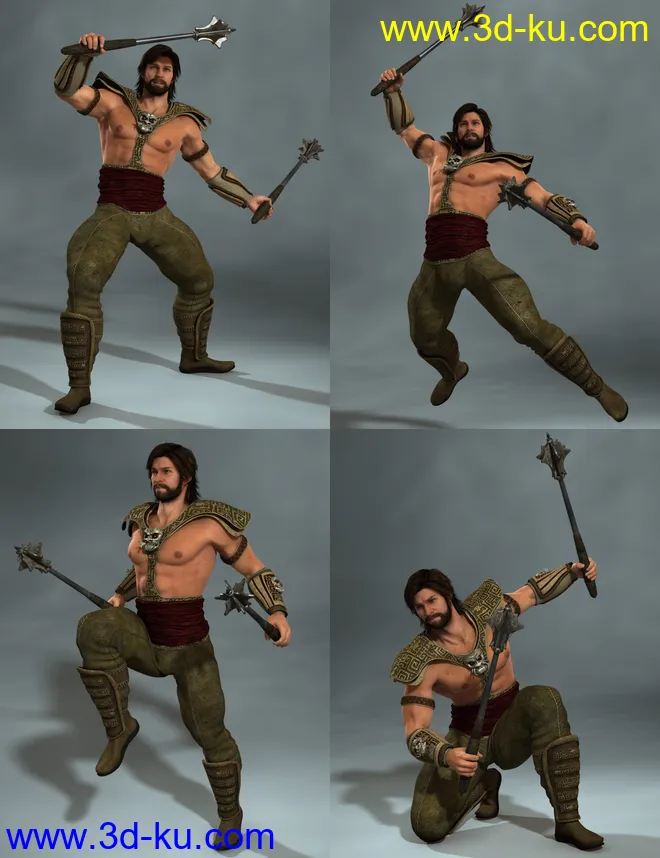 Dual Wielding for Gianni 6 and Genesis 2 male(s)模型的图片4