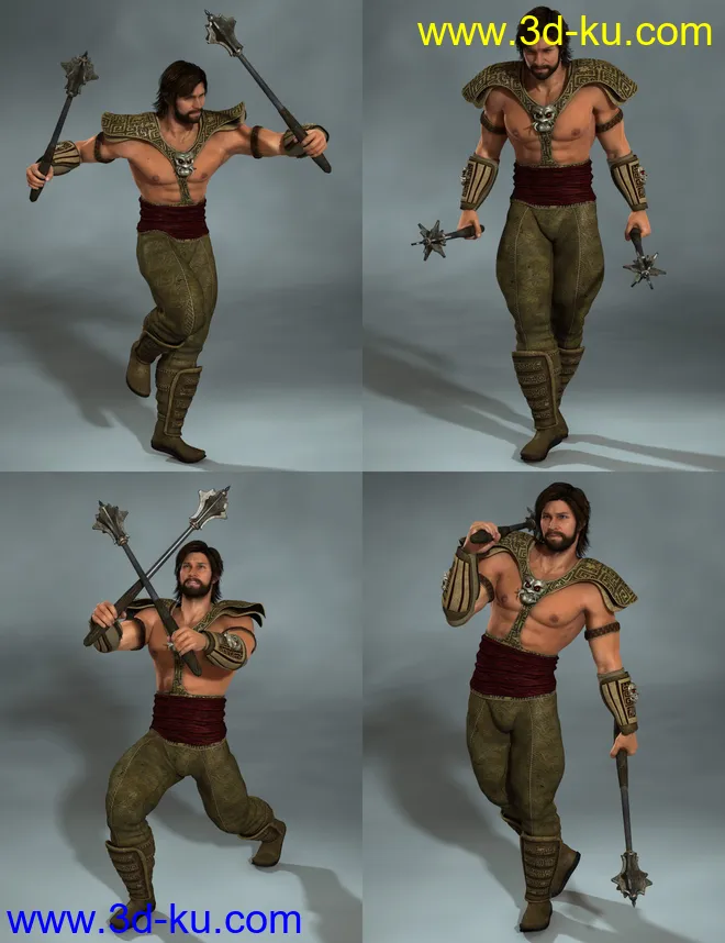 Dual Wielding for Gianni 6 and Genesis 2 male(s)模型的图片5