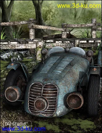 3D打印模型Dumped for Sports Car Meteor 1947的图片